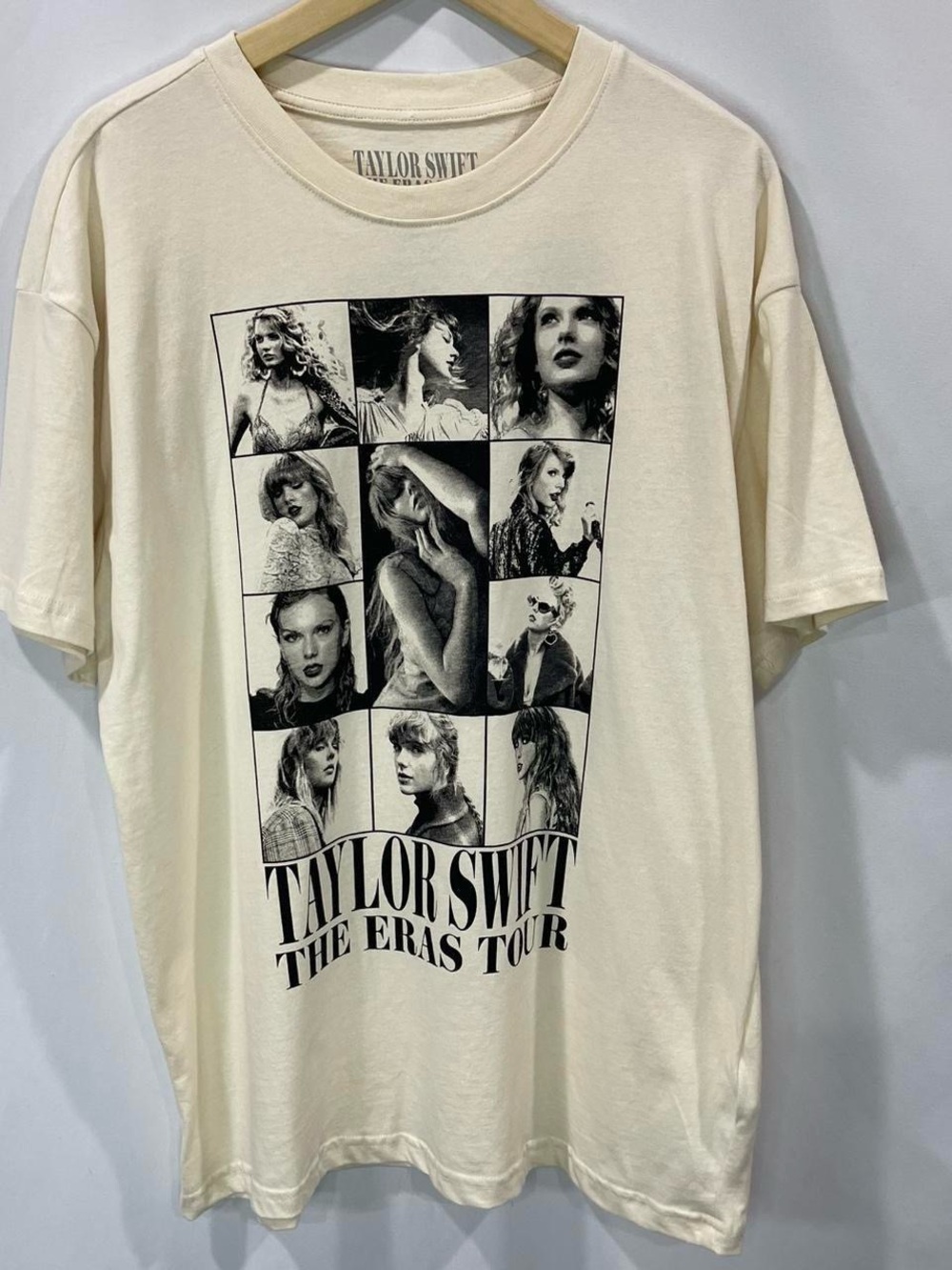 Taylor Swift The Eras Tour Graphic Tee - Cream/Black